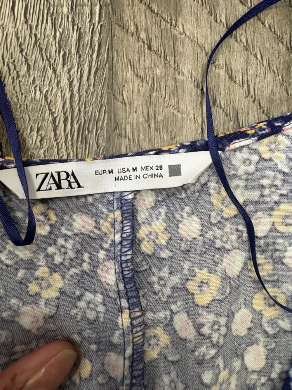 NWOT Zara Ditzy Floral Dress with Skater Style Skirt Medium​ - Picture 3 of 5
